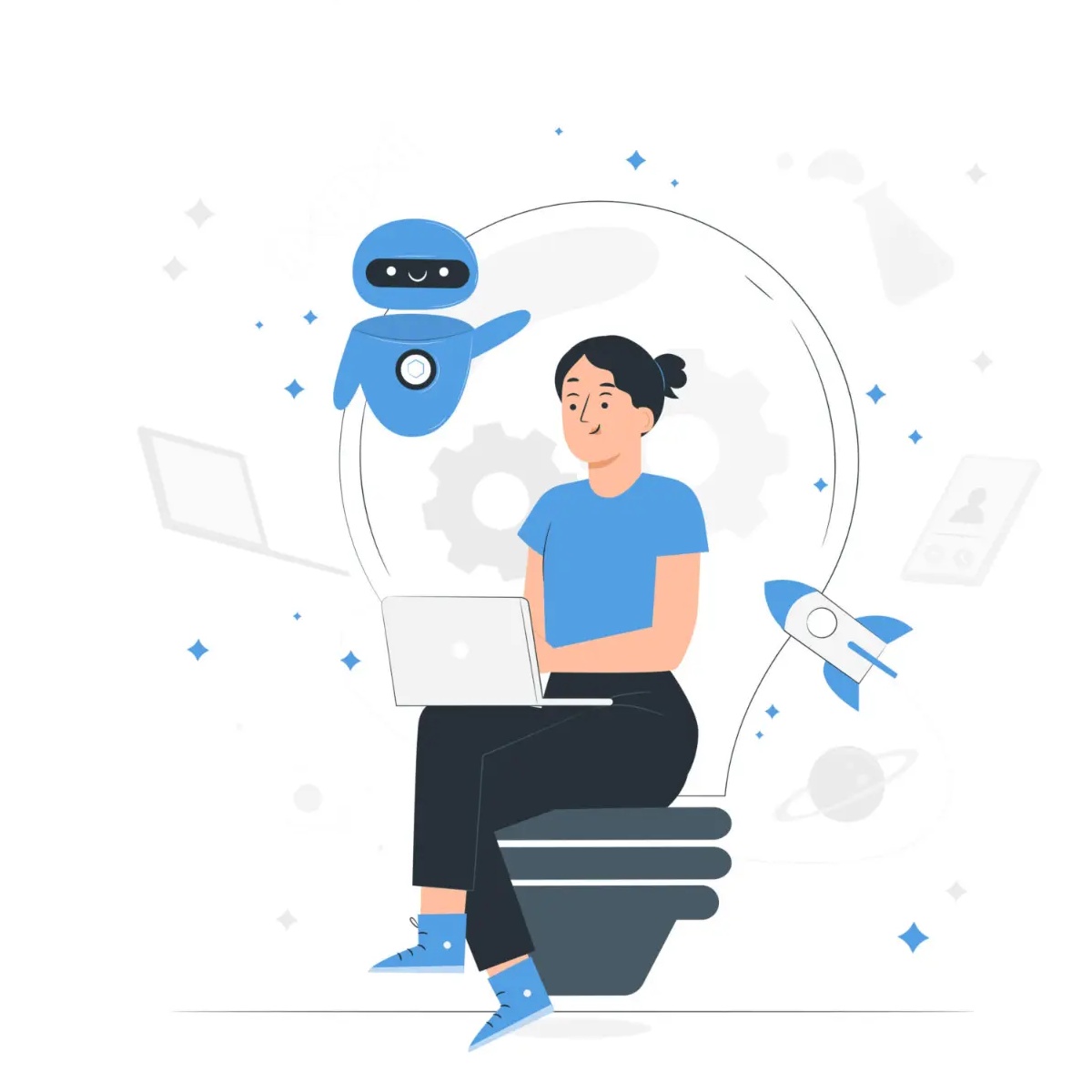 AI transformation illustration